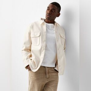 Simons Le 31 Cream Beige Overshirt